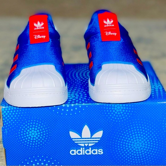 🔥NEW🔥 Adidas Disney x Superstar 360 (Blue,Red, White), Youth Size 3: $55 (FIRM) - Picture 2 of 15